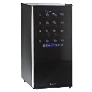 Wine Enthusiast Silent 32 Bottle Touchscreen Wine Refrigerator 2-temp from Wine Enthusiast