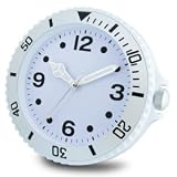 Big Time Funky Wall Clocks - White