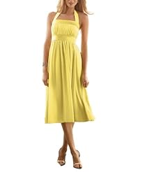 Halter Sleeveless Chiffon Belted Empire   Waistline Bridesmaid Dress 