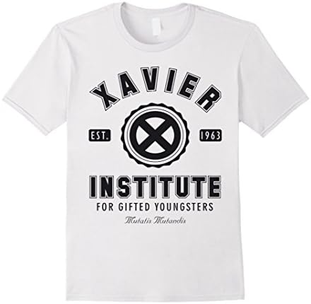 Men's Xavier Est 1963 Institute TShirt Medium White