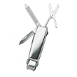Swiss+Tech SCCSSS Smart Clip KeyChain Nail Clippers with LED Flashlight and Knife Swiss+Tech SCCSSS Smart Clip KeyChain Nail Clippers with LED Flashlight and Knife
