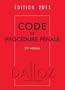 Code de proc�dure p�nale 2011
