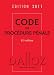 Code de procédure pénale 2011