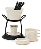 Swissmar 12-pc. Fest Chocolate Fondue Set- White