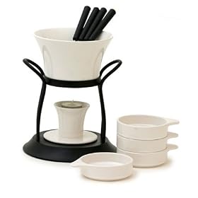 Swissmar 12-pc. Fest Chocolate Fondue Set - White