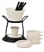 Kitchen & Housewares : Swissmar 12-pc. Fest Chocolate Fondue Set- White