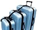 Travelers Choice Freedom 3 Piece Lightweight Hard-Shell Spinning Rolling Luggage Set