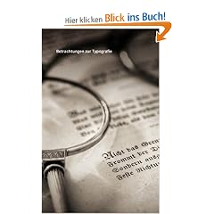 Betrachtungen zur Typografie