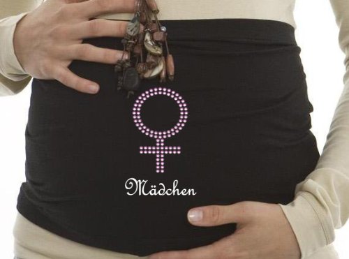 Bauchband Strasssymbol Mädchen von Surya schwarz