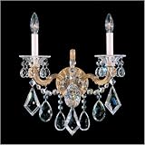 41ajtWqsoOL. SL160  Schonbek 5001 74A La Scala 2 Light Wall Sconce in Parchment Bronze with Clear Swarovski Spectra crystal Reviews