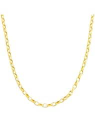 14 Karat Yellow Gold 2.7-mm Fancy Rolo Chain (18 Inch)