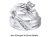 Stunning 3 Pc. Solid 14K. Gold 3/4 CTW. Genuine Diamond Bridal Set For Him and Her *** Top Quality ***