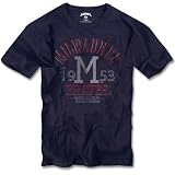 Milwaukee Braves Midnight Blue '47 Brand Vintage Scrum Tee