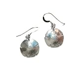 Sand Dollar Sterling Silver Dangle Earrings