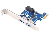 Silverstone Tek EC04 PCI Express Card with 2X USB 3.0 External Ports and Internal 19 Pin Dual Port Connector