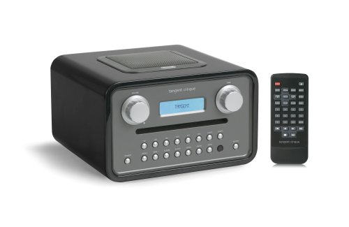 Childrens Toyshop  Electronics : Tangent Cinque FM Radio - Black High Gloss