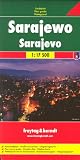 Sarajevo (Bosnia-Herzegovina) 1:17,500 Street Map & Environs 1:400,000 FREYTAG