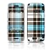 Turquoise Plaid Design Protective Skin Decal Sticker for LG Voyager VX10K VX10000 Cell Phone