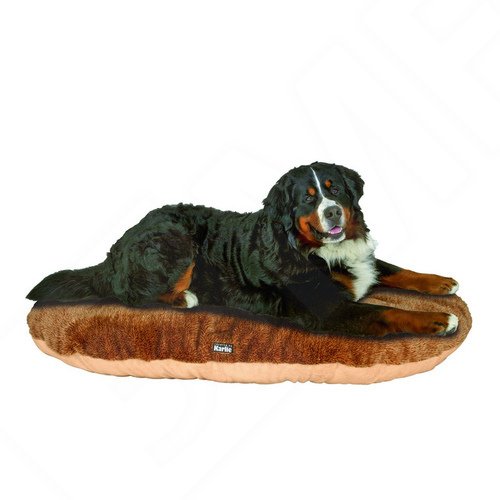Karlie 61122 Liegekissen, Oval Queeny Teddy 50 x 40 x 8 cm