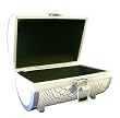 Silver Jewelry Box - Silver Keepsake Box (8in wide by 6in tall 3in depth)