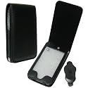 LUPO Black Leather Flip Case for Apple iPod Touch 2G & 3G (2nd & 3rd Generation) 8gb, 16gb, 32gb & 64gb
