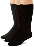 Calvin Klein Mens 3 Pack Cotton Rich Casual Rib Socks