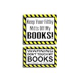 Hands Mitts Off BOOKS – Funny Decal Sticker Set