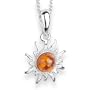 In Collections 241A200010890 - Collar de mujer de plata de ley con �mbar, 42 cm