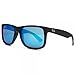 Ray-Ban RB4165 Justin Sunglasses Matte Black w/Blue Mirror (622/55) 4165 62255 55mm Authentic