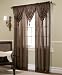 Peri "Sasha" Sheer Stripe Window Panel, 84" Chocolate