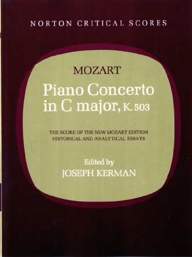 piano concerto in c major k 503 norton critical scores