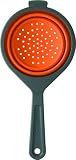Chef'n SleekStor Scoop Colander, Apricot/Anthracite