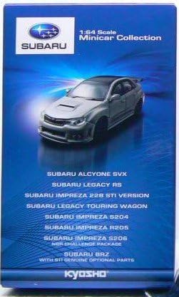 Kyosho Subaru minicar collection separately Circle K Sunkus KYOSHO SUBARU 1/64 BRZ WITH STI GENUINE OPTIONAL PARTS genuine parts BRZ blue