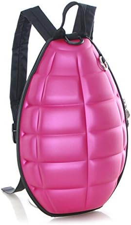 Pumud New Creative Grenade Design Stylish Aslant Camouflage Bag & Satchel Travel Shoulder Bag (Hot Pink)