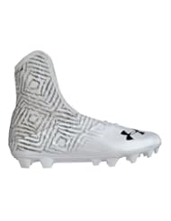 Shoes: Under Armour Mens UA Highlight MC Football Cleats 12 White - Under Armour