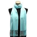 Gift Packaged "Olive N Figs" Solid Plain Pashmina Stole/Scarf/Wrap with a Complimentary Gift - 25 Vibrant Colors