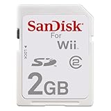 Sandisk 2GB SD Gaming Card for Nintendo Wii (SDSDG-2048-E10, Retail Package ....