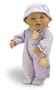 Wild Planet Water Babies 9" Hispanic Newborn Flower Lavender Romper