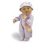 Wild Planet Water Babies 9" Hispanic Newborn Flower Lavender Romper