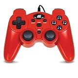 PS3 Radium Wired Controller - Metallic Red