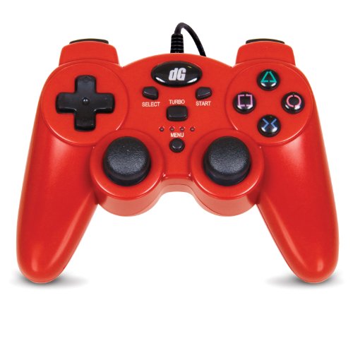PS3 Radium Wired Controller - Metallic Red