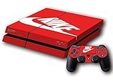 GreenApple PS4 Designer Skin for Sony PlayStation 4 Console System plus Two(2) Decals for PS4 Dualshock Controller - Nike Logo