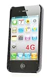 New Black Shell Plating Case Cover For iPhone 4 4G