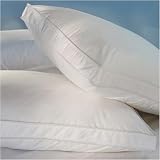 230 Cambric with 1.5 Gusset Snow White Down Sleeping Pillow Size: King by 
