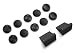 Pebble Entertainment Analog Controller Cups - Black (PS3)