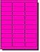 600 Label Outfitters 1” x 2 5/8” Printable Fluorescent Neon Pink Address Labels – 20 Sheets