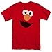 Sesame Street Elmo Face Mens Short Sleeve Shirt