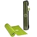 Green 1/4" thick Phthalate-Free Yoga Mat in Shoulder Carry Mesh Bag