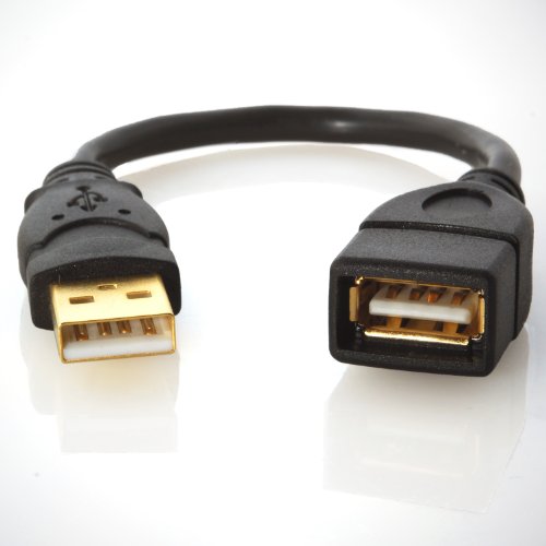 Mediabridge - USB Extension Cable - A-Male to A-Female - 6 inch