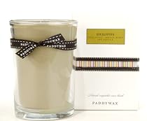 Paddywax Classic 8-Ounce Poured Glass Candle, Eucalyptus